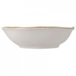 Tuxton GGO-752 TuxTrendz Artisan Geode Olive 2.5 oz. China Ramekin - 24/Case