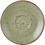 Tuxton GGO-752 TuxTrendz Artisan Geode Olive 2.5 oz. China Ramekin - 24/Case