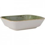 Tuxton GGO-752 TuxTrendz Artisan Geode Olive 2.5 oz. China Ramekin - 24/Case