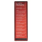 Menu Solutions WDCLIP-BD Mahogany 4 1/4 Menu Solutions WDCLIP-BD Mahogany 4 1/4
