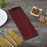 Menu Solutions WDCLIP-BD Mahogany 4 1/4 Menu Solutions WDCLIP-BD Mahogany 4 1/4
