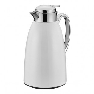 Cilio Venezia 34 oz. Stainless Steel White Insulated Carafe / Server C543933 Cilio Venezia 34 oz. Stainless Steel White Insulated Carafe / Server C543933