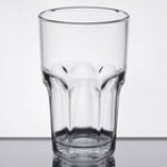 Carlisle 581018 Louis 10 oz. Smoke SAN Plastic Tumbler - 24/Case