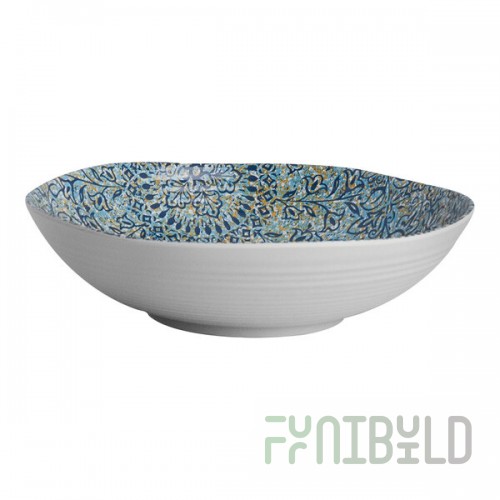 Creations from Steelite Solano 1.5 Qt. Melamine Azure Bowl - 12/Case