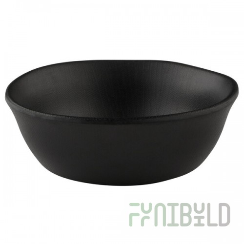 Elite Global Solutions ECO4515 Greenovations 8 oz. Black Round Bowl - 6/Case