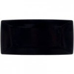 GET ML-257-BK Siciliano 3 oz. Black Melamine 3