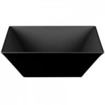 GET ML-257-BK Siciliano 3 oz. Black Melamine 3