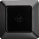 Acopa Rittenhouse 50 oz. Square Black Melamine Bowl - 12/Case Acopa Rittenhouse 50 oz. Square Black Melamine Bowl - 12/Case