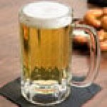 Libbey 5016 12 oz. Paneled Beer Mug - 12/Case