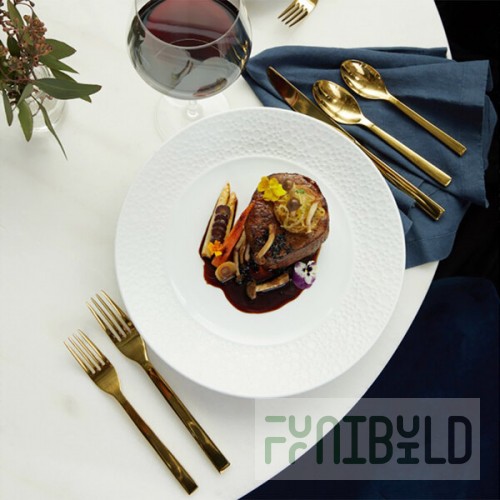 Oneida Chef's Table Gold by 1880 Hospitality B408KDTF 9 1/2