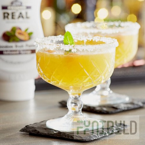 Real Passion Fruit Puree Infused Syrup 16.9 fl. oz. - 6/Case