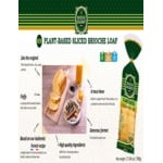 Brioche Gourmet Frozen Plant-Based Sliced Brioche Bread Loaf 17.64 oz. - 12/Case