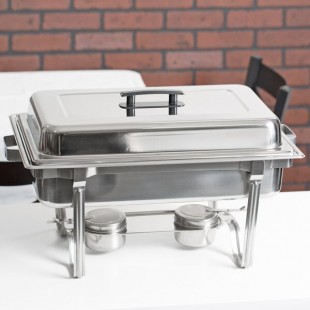 Vollrath 99850 Trimline II 9.8 Qt. Full Size Stackable Chafer Vollrath 99850 Trimline II 9.8 Qt. Full Size Stackable Chafer