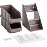 Choice Black 3-Tier Self-Serve Organizer Set with 6 Bins and 2 Label Sheets Choice Black 3-Tier Self-Serve Organizer Set with 6 Bins and 2 Label Sheets