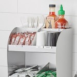 ServSense Magnetic Stainless Steel Condiment Labels for Self Service Station Organizers - 17/Pack ServSense Magnetic Stainless Steel Condiment Labels for Self Service Station Organizers - 17/Pack