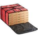 Choice Insulated Pizza Delivery Bag Red Vinyl 20 1/2 Choice Insulated Pizza Delivery Bag Red Vinyl 20 1/2