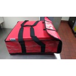 Choice Insulated Pizza Delivery Bag Red Vinyl 20 1/2 Choice Insulated Pizza Delivery Bag Red Vinyl 20 1/2