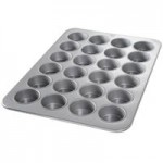 Chicago Metallic 44515 20 Cup 6.2 oz. Glazed Aluminized Steel Jumbo Muffin Pan - 17 7/8 Chicago Metallic 44515 20 Cup 6.2 oz. Glazed Aluminized Steel Jumbo Muffin Pan - 17 7/8