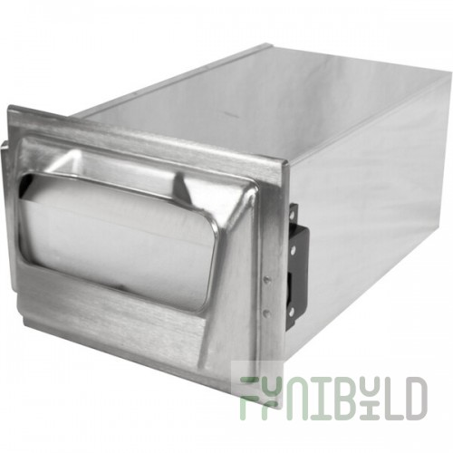 San Jamar H2000SS12 In-Counter Minifold Stainless Steel Napkin Dispenser