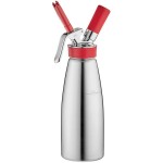 iSi 170301 Gourmet Whip Stainless Steel Whipped Cream Dispenser - 1 Liter iSi 170301 Gourmet Whip Stainless Steel Whipped Cream Dispenser - 1 Liter
