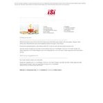iSi 170301 Gourmet Whip Stainless Steel Whipped Cream Dispenser - 1 Liter iSi 170301 Gourmet Whip Stainless Steel Whipped Cream Dispenser - 1 Liter