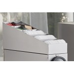 KleanTake by ServSense Stainless Steel Countertop 8-44 oz. Cup Dispenser Cabinet - 3 Slots