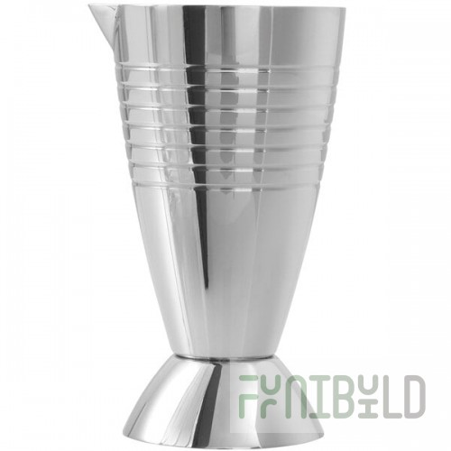 Crafthouse by Zwiesel Fortessa Classic 0.25 oz. & 2 oz. Stainless Steel Jigger with Spout CRFCC.5.0309
