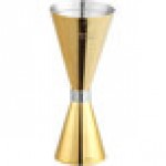 Barfly® M37090GD 1 oz. & 2 oz. Gold-Plated Slim Style Jigger Barfly® M37090GD 1 oz. & 2 oz. Gold-Plated Slim Style Jigger