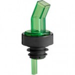 Choice Blue Screened Liquor Pourer with Black Collar - 12/Pack Choice Blue Screened Liquor Pourer with Black Collar - 12/Pack