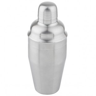 TableCraft 10468 18 oz. Brushed Stainless Steel 3-Piece Cocktail Shaker TableCraft 10468 18 oz. Brushed Stainless Steel 3-Piece Cocktail Shaker