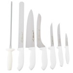 Dexter-Russell 20153 SofGrip 7-Piece White Handle Cutlery Set