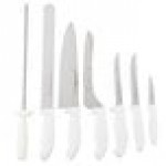 Dexter-Russell 20153 SofGrip 7-Piece White Handle Cutlery Set