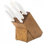 Dexter-Russell 20153 SofGrip 7-Piece White Handle Cutlery Set