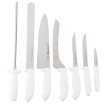 Dexter-Russell 20153 SofGrip 7-Piece White Handle Cutlery Set