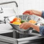 Choice 13 Qt. Stainless Steel Colander with Base and Handles Choice 13 Qt. Stainless Steel Colander with Base and Handles