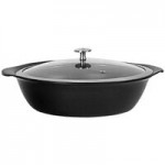 Spring USA Motif Cook & Serve 8 Qt. Titanium Non-Stick Deep Oval Roaster with Cover 8270-8/38