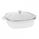 Spring USA Motif Cook & Serve 8 Qt. Titanium Non-Stick Deep Oval Roaster with Cover 8270-8/38