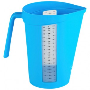 Vikan 2 Liter Blue Polypropylene Measuring Jug 60003 Vikan 2 Liter Blue Polypropylene Measuring Jug 60003