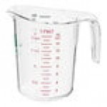 WebstaurantStore 1 Pint (2 Cups) Clear Plastic Measuring Cup