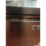 Avantco SS-WT-48F-HC Two Door Stainless Steel ADA Height Worktop Freezer with 3 1/2