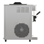 Spaceman 6236A-C Pressurized Single Flavor High Output Countertop Soft Serve Ice Cream Machine with 1 Hopper - 208-230V