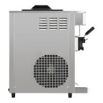 Spaceman 6236A-C Pressurized Single Flavor High Output Countertop Soft Serve Ice Cream Machine with 1 Hopper - 208-230V