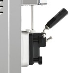 Spaceman 6236A-C Pressurized Single Flavor High Output Countertop Soft Serve Ice Cream Machine with 1 Hopper - 208-230V