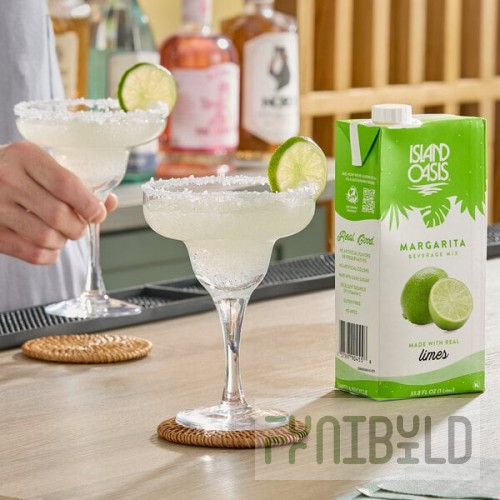 Island Oasis Margarita Beverage Mix 1 Liter - 12/Case