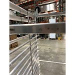 Scratch and Dent Channel 411A-DOR Double Section Side Load Aluminum Bun Pan Oven Rack - 40 Pan Scratch and Dent Channel 411A-DOR Double Section Side Load Aluminum Bun Pan Oven Rack - 40 Pan