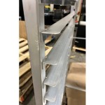 Scratch and Dent Channel 411A-DOR Double Section Side Load Aluminum Bun Pan Oven Rack - 40 Pan Scratch and Dent Channel 411A-DOR Double Section Side Load Aluminum Bun Pan Oven Rack - 40 Pan