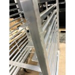 Scratch and Dent Channel 411A-DOR Double Section Side Load Aluminum Bun Pan Oven Rack - 40 Pan Scratch and Dent Channel 411A-DOR Double Section Side Load Aluminum Bun Pan Oven Rack - 40 Pan