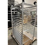 Scratch and Dent Channel 411A-DOR Double Section Side Load Aluminum Bun Pan Oven Rack - 40 Pan Scratch and Dent Channel 411A-DOR Double Section Side Load Aluminum Bun Pan Oven Rack - 40 Pan