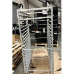 Scratch and Dent Channel 411A-DOR Double Section Side Load Aluminum Bun Pan Oven Rack - 40 Pan Scratch and Dent Channel 411A-DOR Double Section Side Load Aluminum Bun Pan Oven Rack - 40 Pan