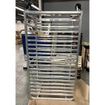 Scratch and Dent Channel 411A-DOR Double Section Side Load Aluminum Bun Pan Oven Rack - 40 Pan Scratch and Dent Channel 411A-DOR Double Section Side Load Aluminum Bun Pan Oven Rack - 40 Pan
